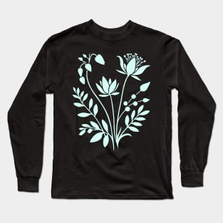 Silhouette Blossoms Long Sleeve T-Shirt